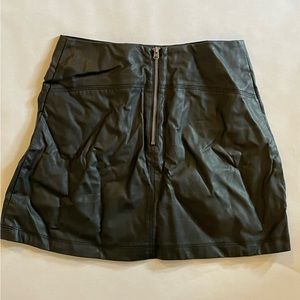 Vegan leather skirt size 2